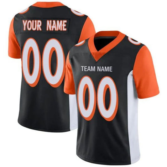 Custom C.Bengals Personalize Birthday Gifts Black Jersey Stitched American Football Jerseys