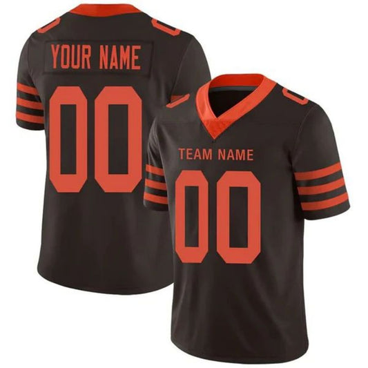 Custom C.Browns Personalize Birthday Gifts Brown Jersey American Jerseys Stitched Game Football Jerseys