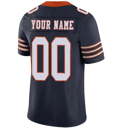 Custom C.Bears Stitched American Football Jerseys Personalize Birthday Navy Football Jerseys