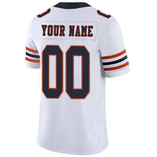 Custom C.Bears Stitched American Football Jerseys Personalize Birthday Gifts White Jersey