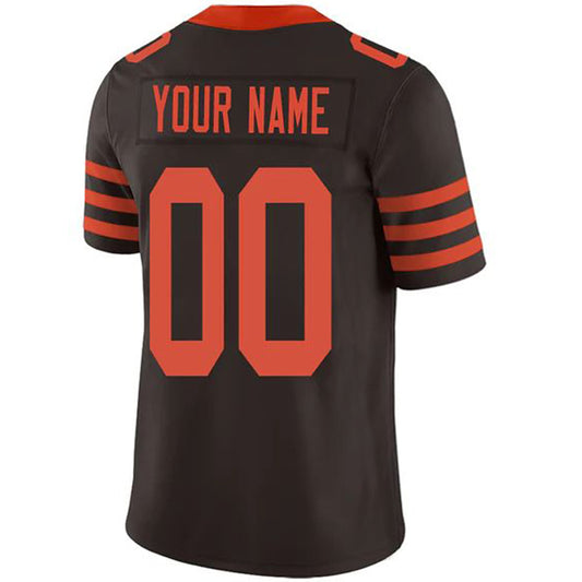 Custom C.Browns Stitched American Football Jerseys Personalize Birthday Gifts Brown Jersey