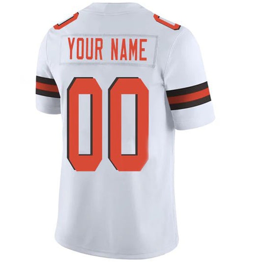 Custom C.Browns Stitched American Football Jerseys Personalize Birthday Gifts Game White Jersey