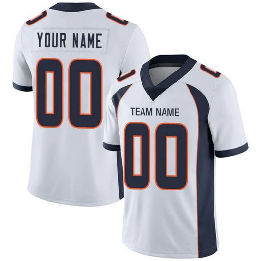 Custom D.Broncos Stitched American Football Jerseys Personalize Birthday Gifts White Game Jersey