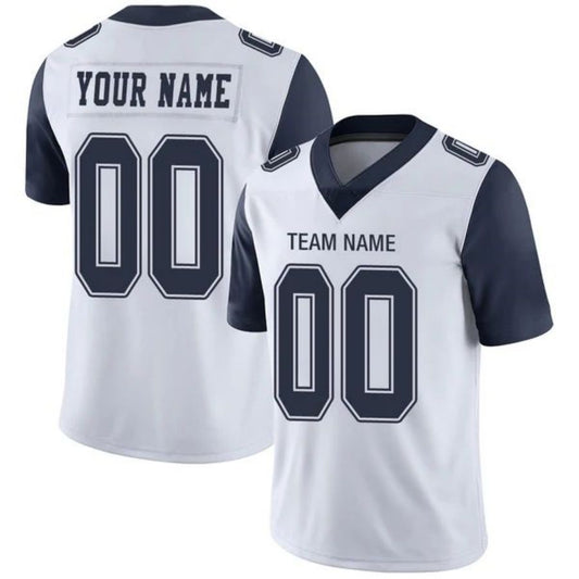 Custom D.Cowboys Stitched American Football Jerseys Personalize Birthday Gifts White Game Jersey