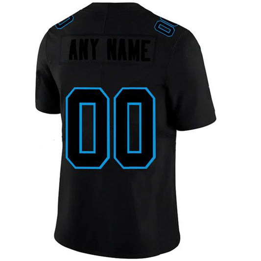 Custom C.Panthers Black American Stitched Name And Number Size S to 5XL Christmas Birthday Gift Jerseys