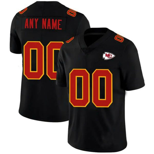 Custom Football Jerseys KC.Chiefs Black American Stitched Name And Number Size S to 6XL Christmas Birthday Gift