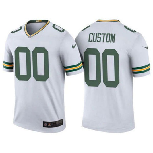 Custom GB.Packers Color Rush Legend Limited American Jerseys Stitched Football Jerseys