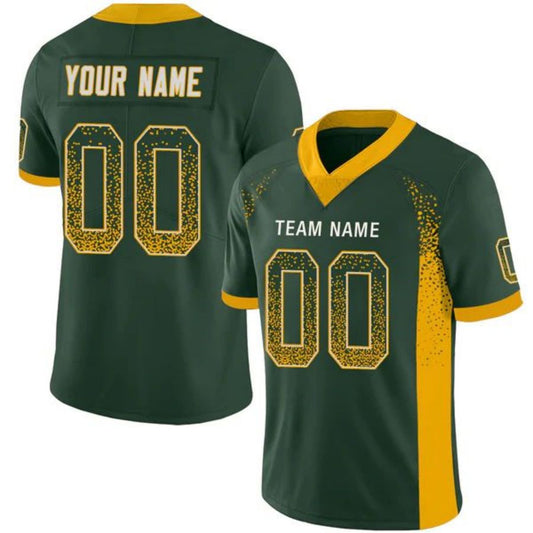 Custom GB.Packers Stitched American Football Jerseys Personalize Birthday Gifts Green Game Jersey