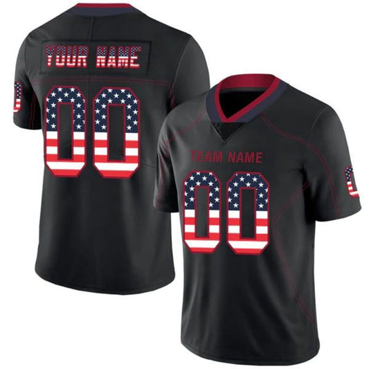 Custom H.Texans Stitched American Football Jerseys Personalize Birthday Gifts Black Game Jersey