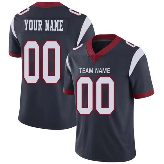 Custom H.Texans Stitched American Football Jerseys Personalize Birthday Gifts Game Black Jersey