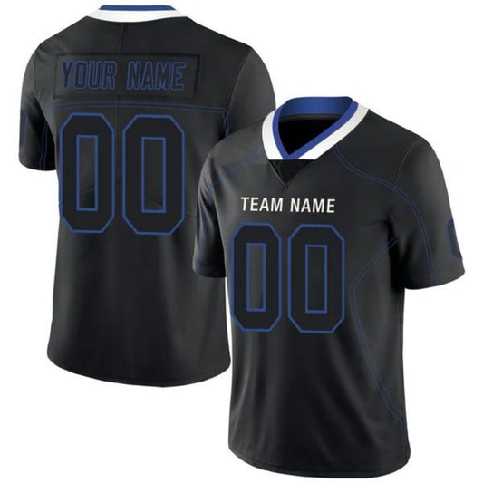 Custom I.Colts Stitched American Football Jerseys Personalize Birthday Gifts Black Jersey