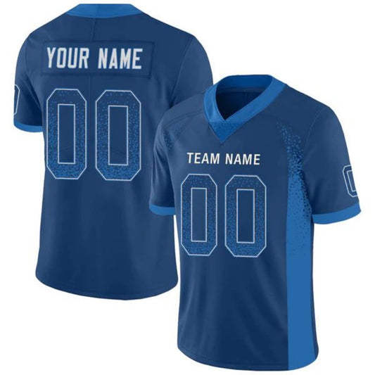Custom I.Colts Stitched American Football Jerseys Personalize Birthday Gifts  Blue Game Jersey