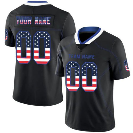Custom I.Colts Stitched American Football Jerseys Personalize Birthday Gifts Game Black Jersey