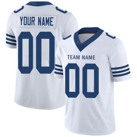 Custom I.Colts Stitched American Football Jerseys Personalize Birthday Gifts Game White Jersey