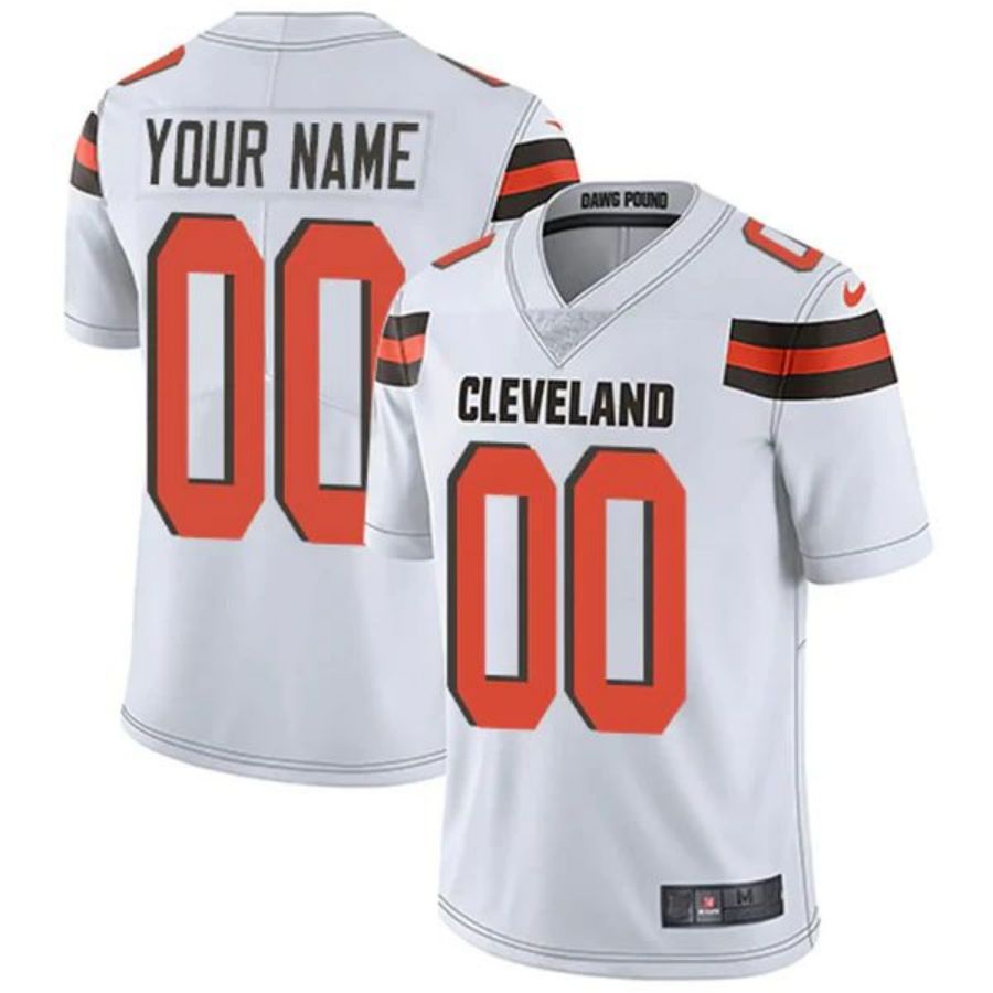 Custom Jersey C.Browns White American Jerseys Stitched Vapor Game Football Jerseys