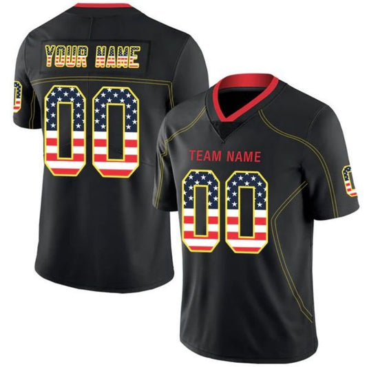 Custom KC.Chiefs Stitched American Football Jerseys Personalize Birthday Gifts Game Black Jersey