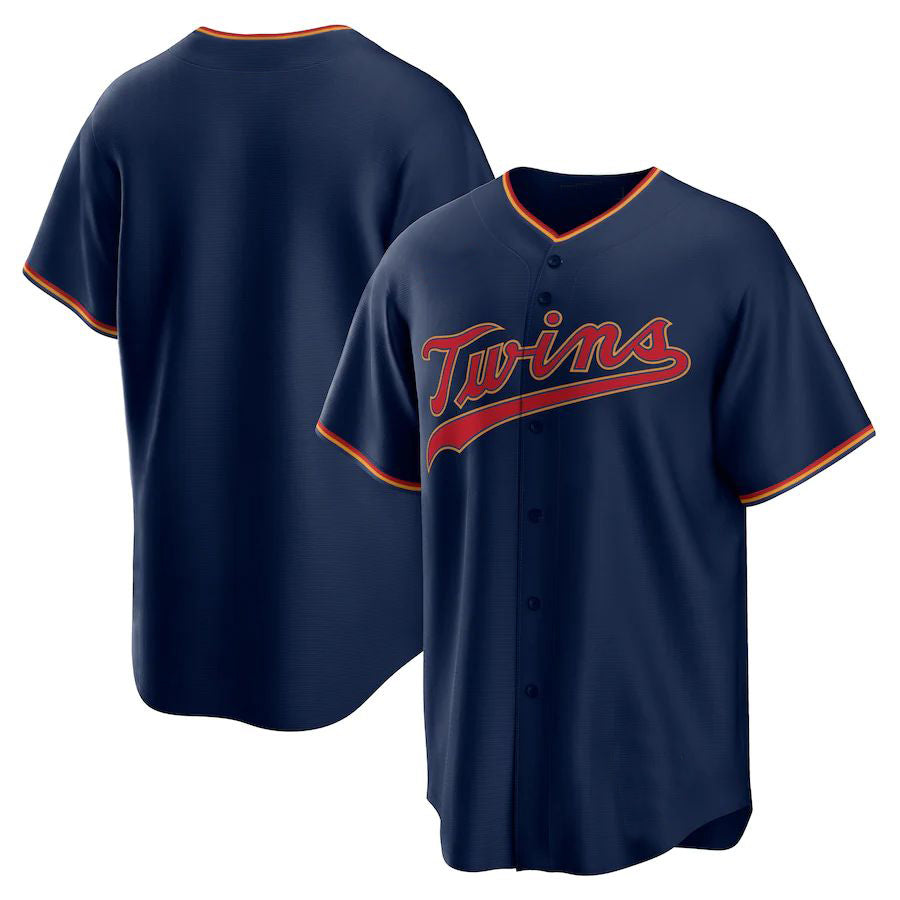 Custom Minnesota Twins Alternate Replica Team Baseball Jersey