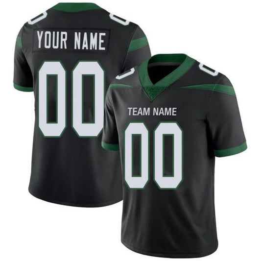 Custom NY.Jets Stitched American Football Jerseys Personalize Birthday Gifts Black Game Jersey