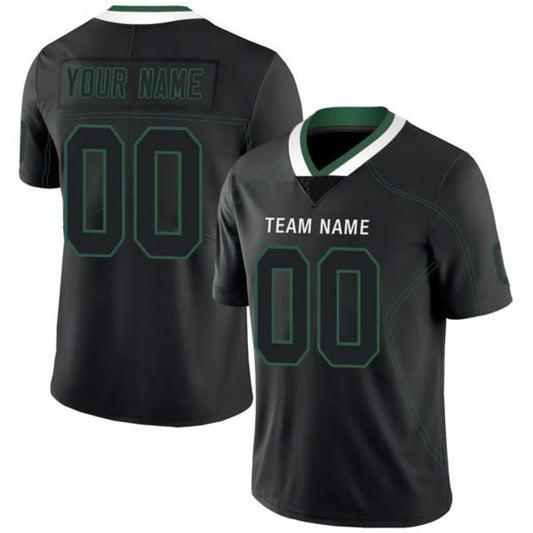 Custom NY.Jets Stitched American Football Jerseys Personalize Birthday Gifts Black Vapor Jersey