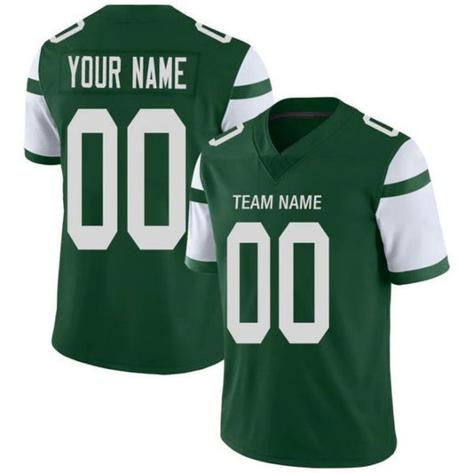 Custom NY.Jets Stitched American Football Jerseys Personalize Birthday Gifts Green Vapor Game Jersey