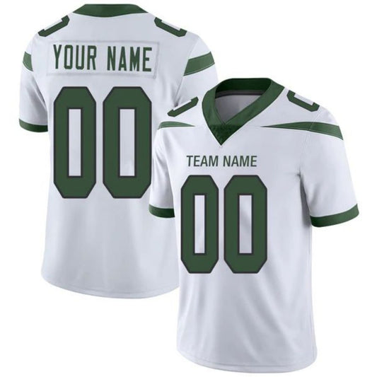 Custom NY.Jets Stitched American Football Jerseys Personalize Birthday Gifts White Football Jersey