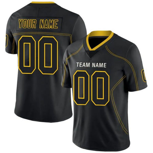Custom P.Steelers Stitched American Football Jerseys Personalize Birthday Gifts Black Game Jersey