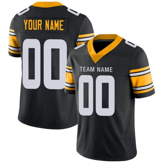 Custom P.Steelers Stitched American Football Jerseys Personalize Birthday Gifts Black Vapor Game Jersey