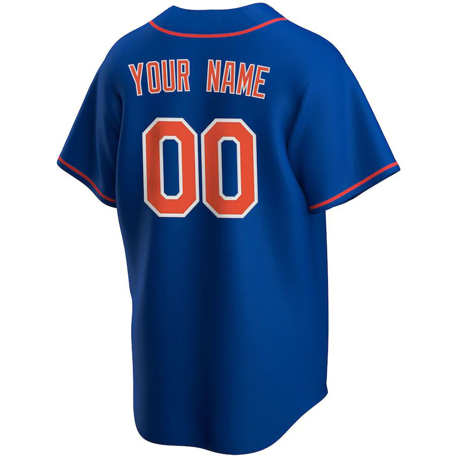 Custom Royal New York Mets Alternate Replica Baseball Jersey