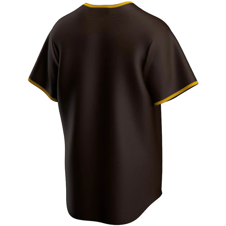 Custom San Diego Padres Brown Road Replica Team Jersey Baseball Jersey