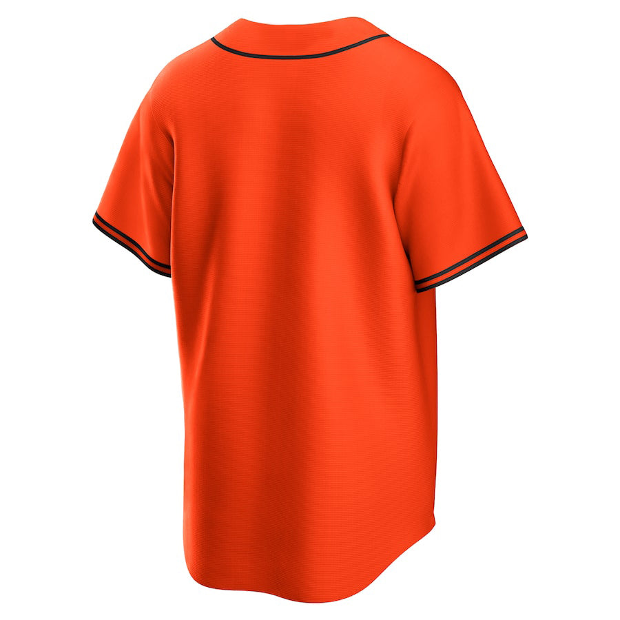 Custom San Francisco Giants Orange Alternate Replica Team Baseball Jersey