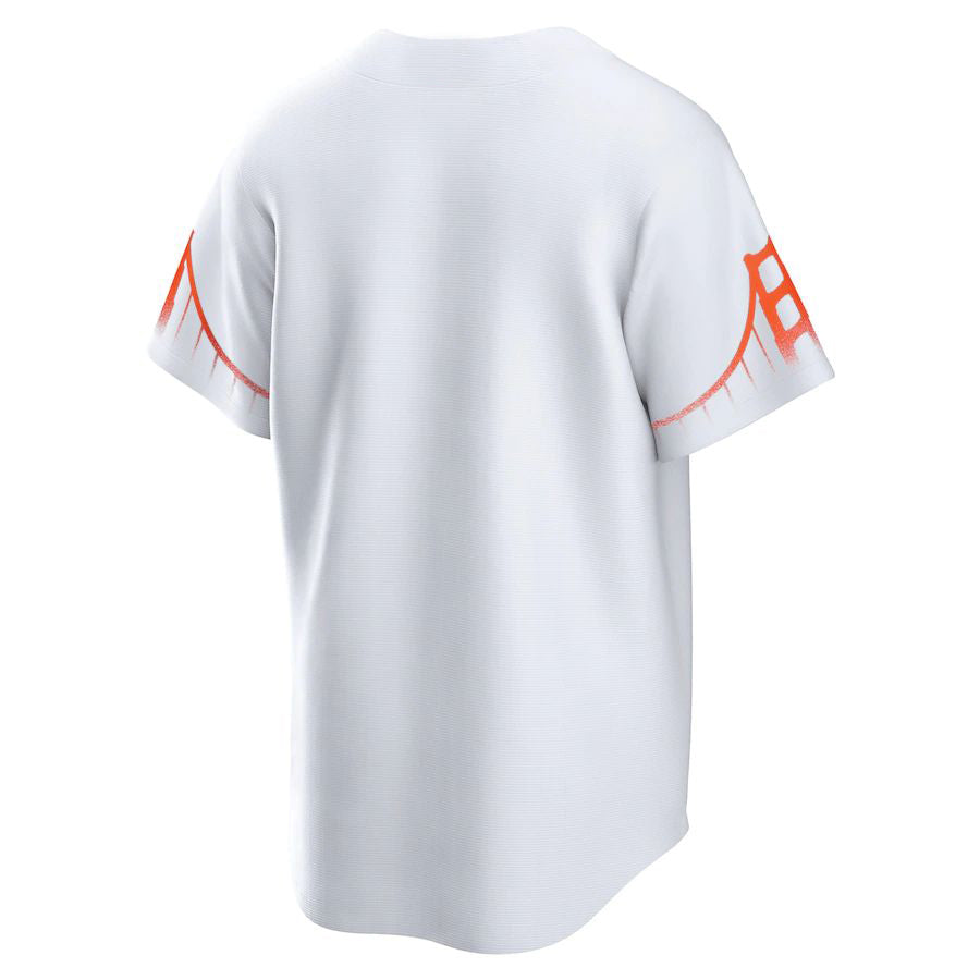 Custom San Francisco Giants White City Connect Team Replica Baseball Jersey