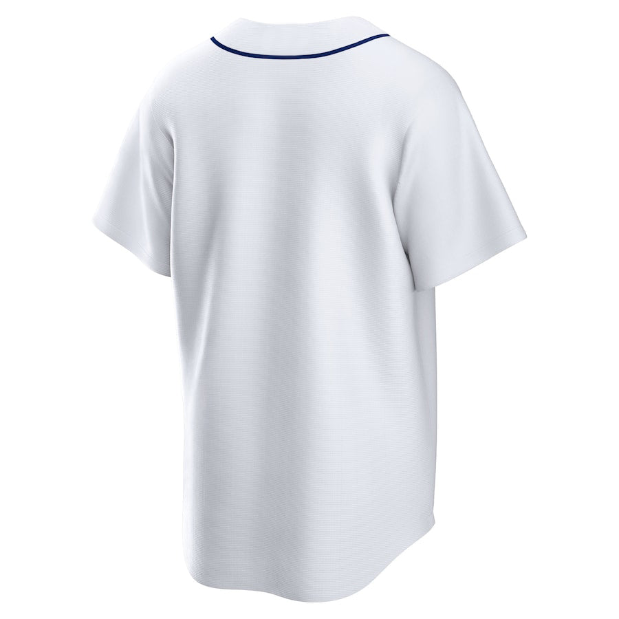 Custom Seattle Mariners White Home Blank Replica Team Jersey