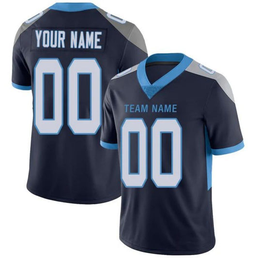 Custom T.Titans Stitched American Football Jerseys Personalize Birthday Gifts Navy Game Jersey
