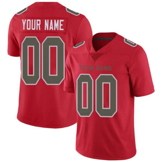 Custom TB.Buccaneers Stitched American Football Jerseys Personalize Birthday Gifts Red Game Jersey
