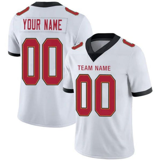 Custom TB.Buccaneers Stitched American Football Jerseys Personalize Birthday Gifts White Game Jersey