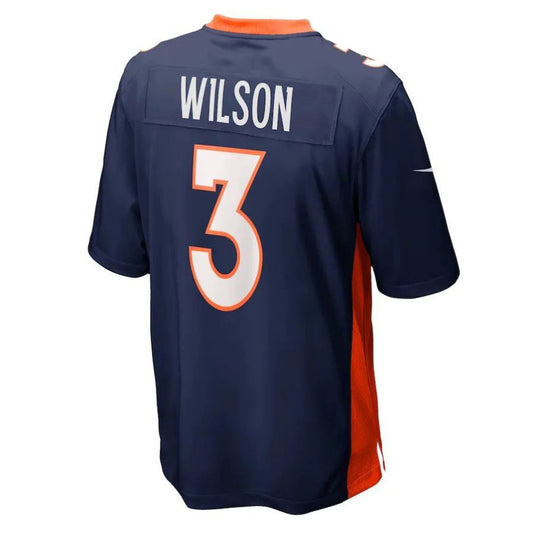 D.Broncos #3 Russell Wilson Navy Alternate Player Game Jersey Stitched American Football Jerseys