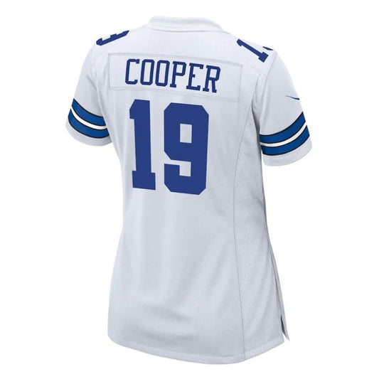 D.Cowboys #19 Amari Cooper White Team Game Player Jersey Stitched American Football Jerseys