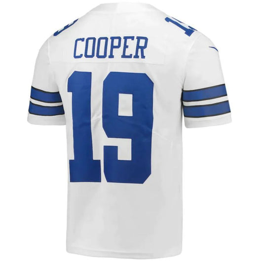 D.Cowboys #19 Amari Cooper White Vapor Limited Player Jersey Stitched American Football Jerseys