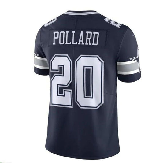 D.Cowboys #20 Tony Pollard 2020 Vapor Limited Player Jersey - Navy Stitched American Football Jerseys