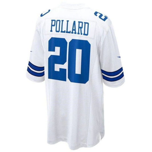 D.Cowboys #20 Tony Pollard White Official Player Game Jersey Stitched American Football Jerseys
