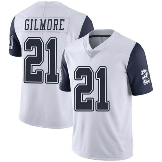 D.Cowboys #21 Stephon Gilmore Alternate Vapor Player Limited Jersey - White Stitched American Football Jerseys