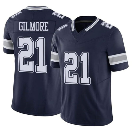 D.Cowboys #21 Stephon Gilmore Player Vapor F.U.S.E. Limited Jersey Navy Stitched American Football Jerseys
