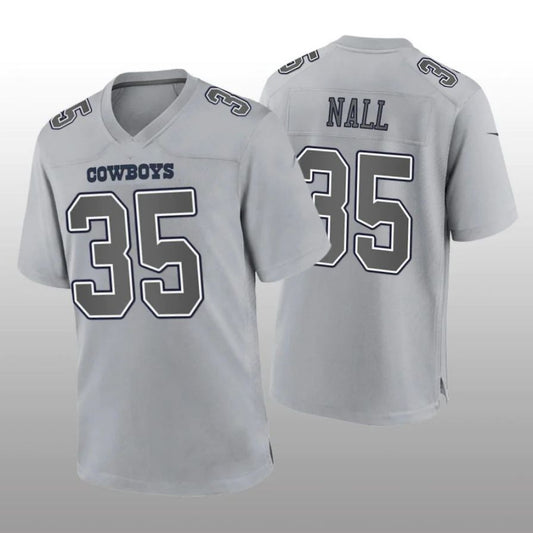 D.Cowboys #35 Ryan Nall Gray Atmosphere Game Player Jersey Fashion Jersey American Jerseys