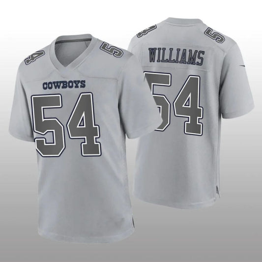 D.Cowboys #54 Sam Williams Gray Atmosphere Game Player Jersey Fashion Jersey American Jerseys