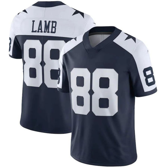 D.Cowboys #88 CeeDee Lamb Navy Alternate Vapor Limited Player Jersey Stitched American Football Jerseys