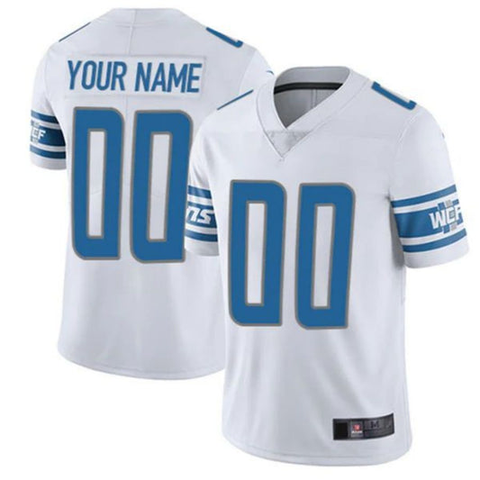 D.Lions White Customized Vapor Untouchable Player Limited Jersey Stitched Football Jerseys
