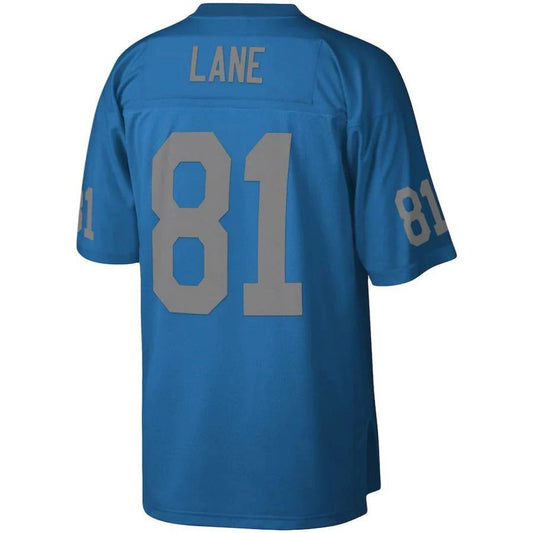 D.Lions #81 Dick ''Night Train'' Lane Mitchell & Ness Blue Legacy Player Replica Jersey Stitched American Football Jerseys
