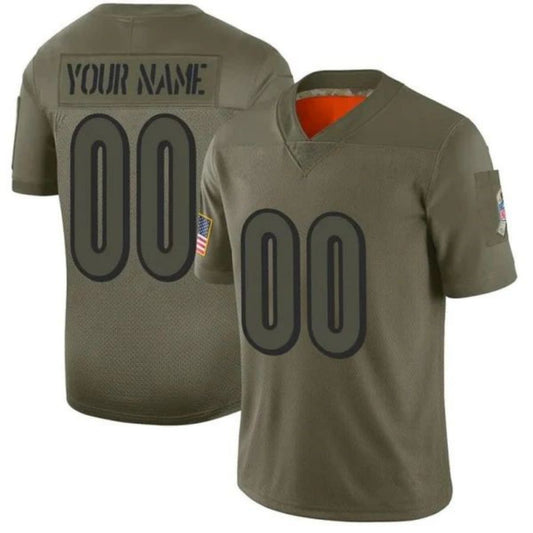Football Camo C.Bengals Limited Salute To Service Custom Jersey Stitched American Football Jerseys