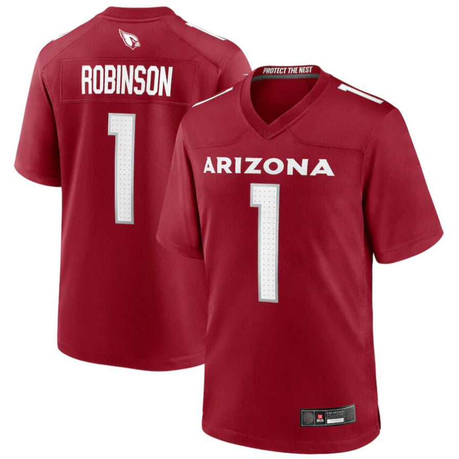 Football Jersey A.Cardinals #1 Darius Robinson Cardinal Draft First Round Pick Player Game Jersey