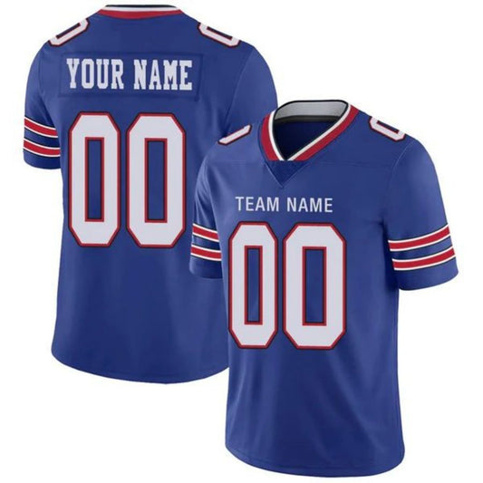 Football Jersey Custom B.Bills Team Player or Personalized Design Your Own Name for Men's Women's Youth Jerseys -Royal